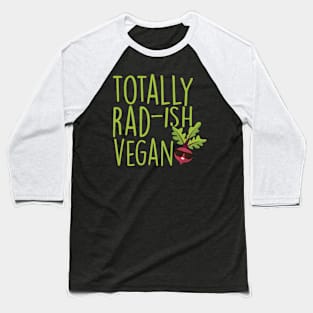 Totally Rad-Ish Vegan Baseball T-Shirt